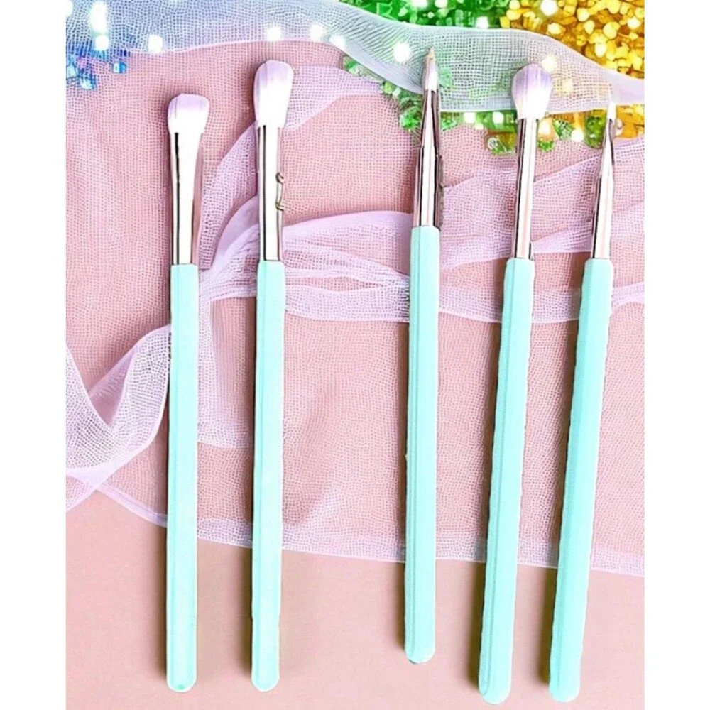 Slmissglam Stay Sparkly 5 Pcs Ombre Brush Set New MSRP $72